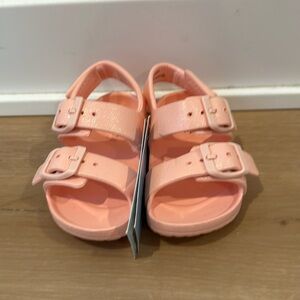 Sparkly toddler sandals unused